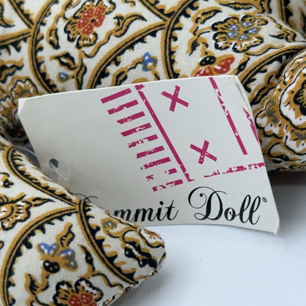 Dammit Doll Stress Relief Gag Gift Plush Paisley Floral Pattern New With Tags - Picture 10 of 11